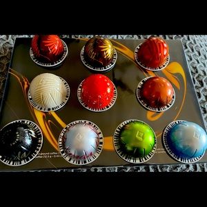 22 pods total - Nespresso sample pack BNIB and 10 mixed loose pods for Vertuo